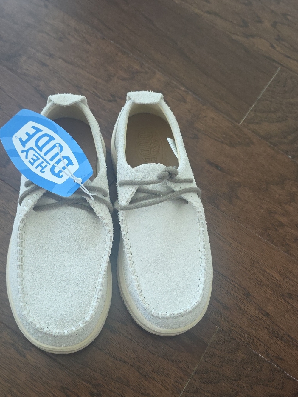 Beige Suede Women's Casual Moccasin